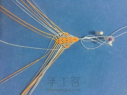 仿前辈的流苏帽 第24步