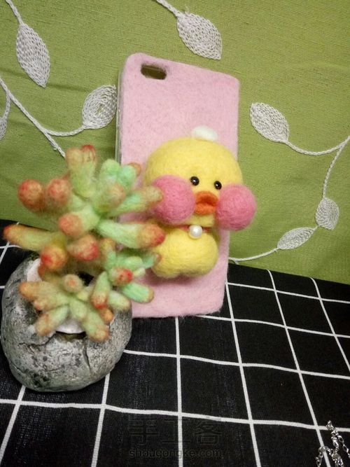 羊毛毡手机壳 第7步