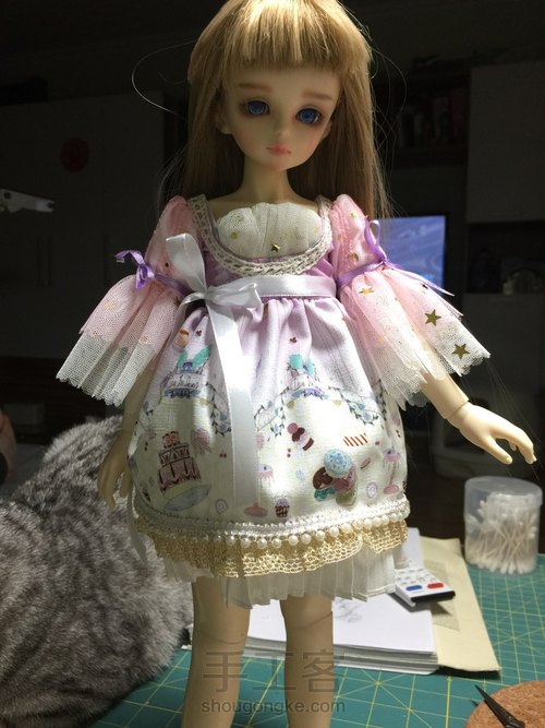 bjd 4分 小洋装 第46步