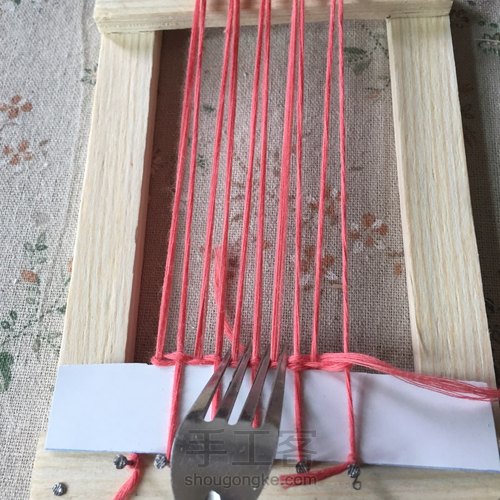 爱尔兰风格流苏链 第17步