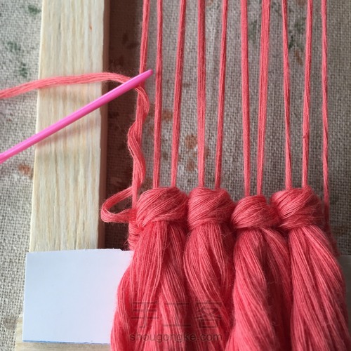 爱尔兰风格流苏链 第25步