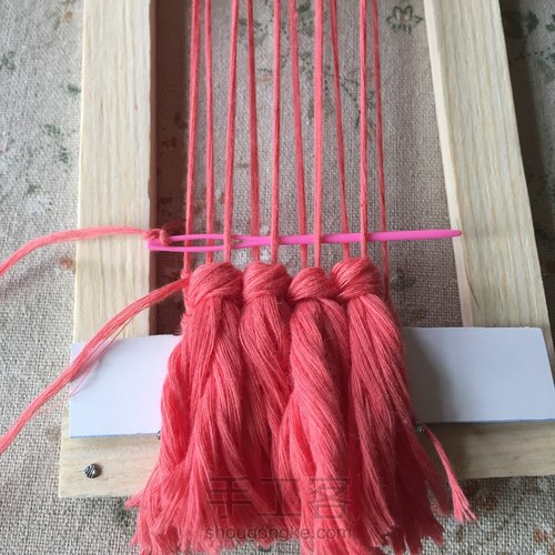 爱尔兰风格流苏链 第27步