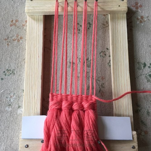 爱尔兰风格流苏链 第32步