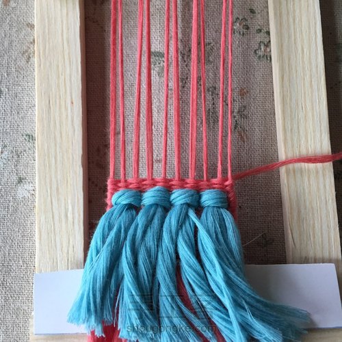 爱尔兰风格流苏链 第40步