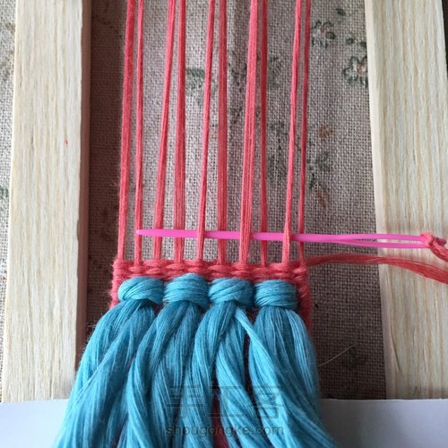 爱尔兰风格流苏链 第41步