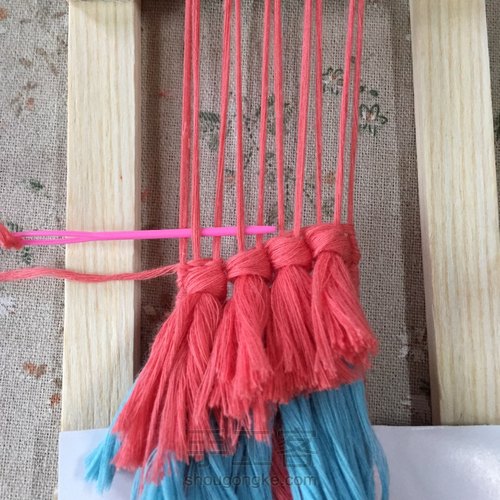 爱尔兰风格流苏链 第50步