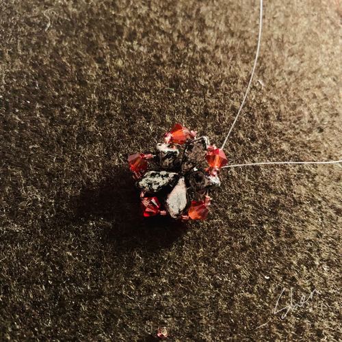  💠「108°」 💠 串珠耳环 第5步