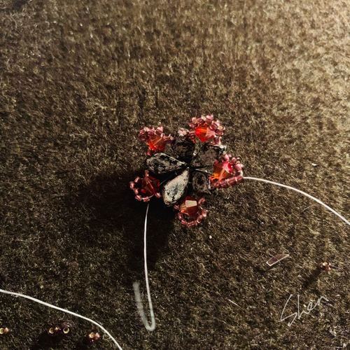  💠「108°」 💠 串珠耳环 第8步