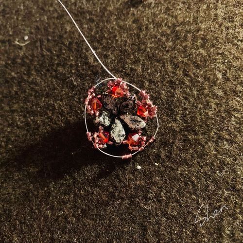  💠「108°」 💠 串珠耳环 第10步