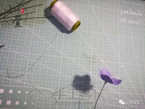 仿真纸艺绣球花教程,手把手教你做,可别说你不会哦。 第16步