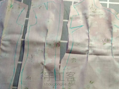 3分夜萝莉改良无袖旗袍 第4步