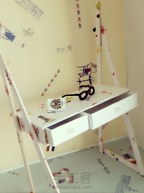 娃用小书桌 第25步