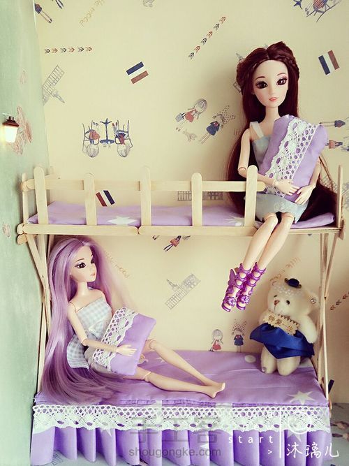 娃用双层床 第23步