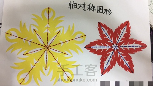 轴对称图形剪纸 第17步