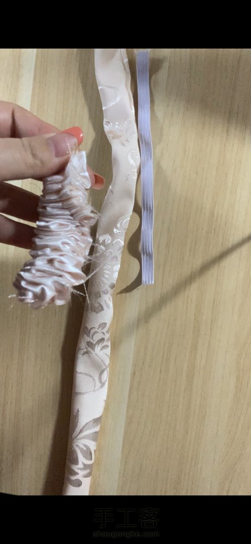 超简单发带百搭 第2步