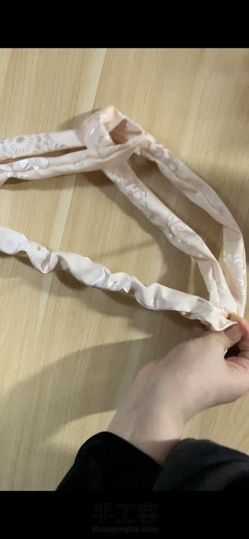 超简单发带百搭 第3步