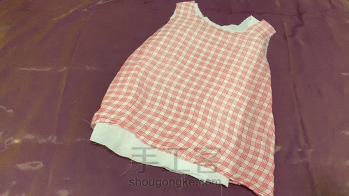 可爱背心裙制作 第5步