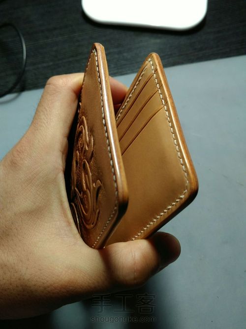 皮雕短夹 第6步