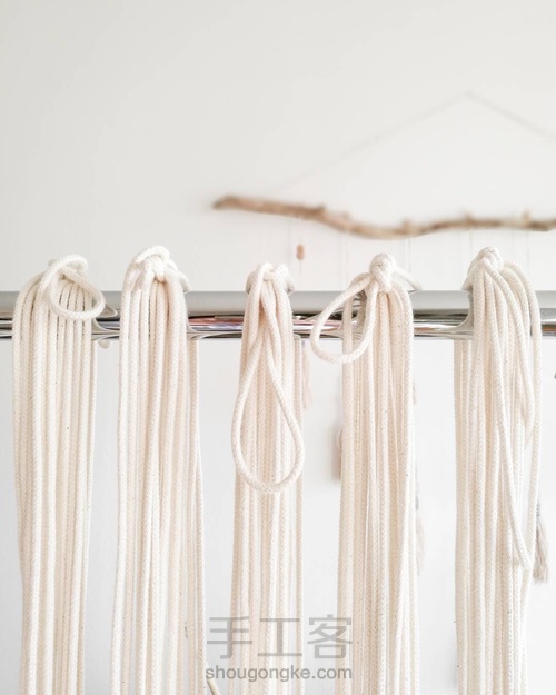 编绳挂毯 第1步