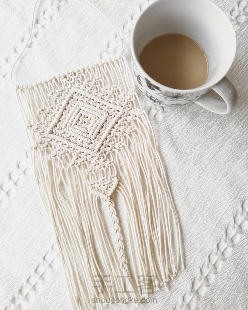 编绳挂毯 第4步