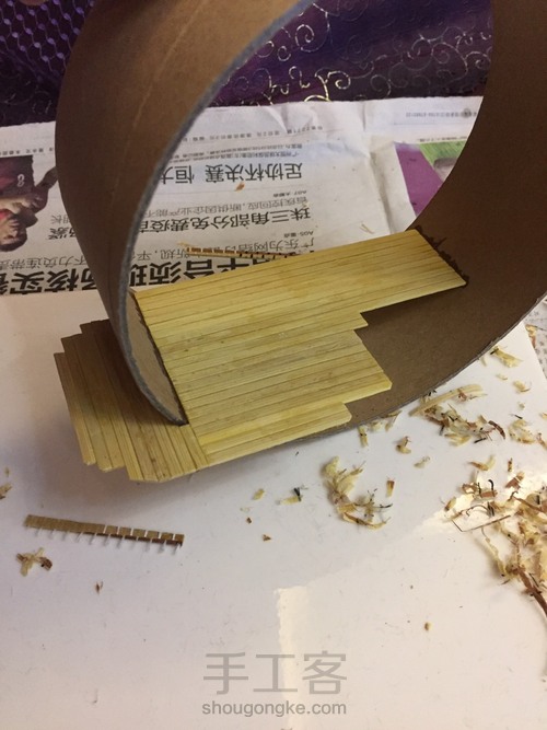 DIY手工:圆的臆想教程 第4步