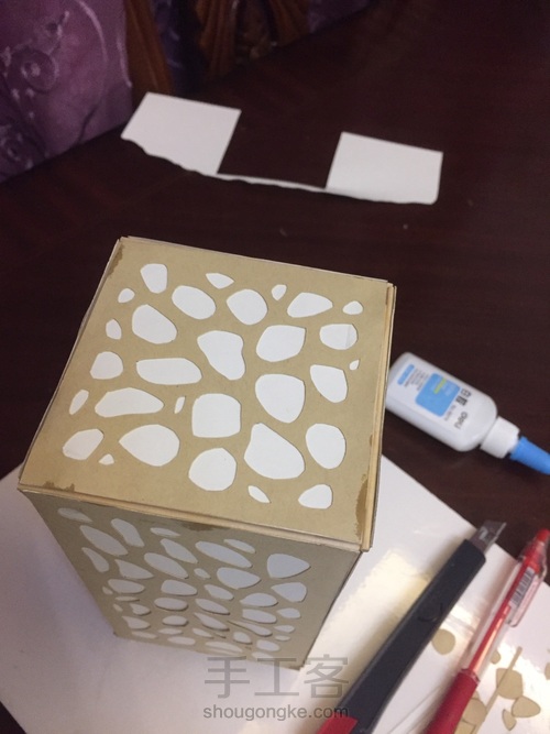 纸雕夜灯:灯罩篇 第20步