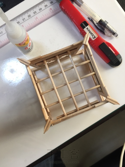 DIY手工:花架子 第18步