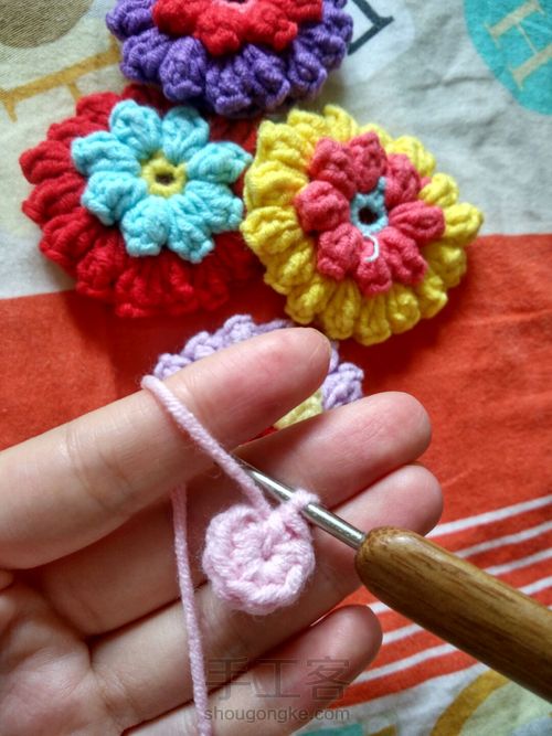 万能单元花 第1步