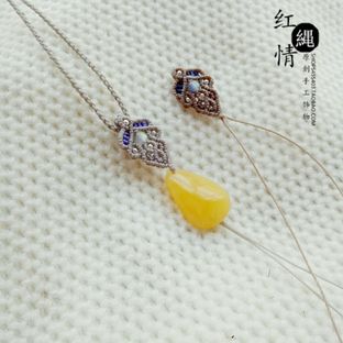 花式扣头吊坠绳