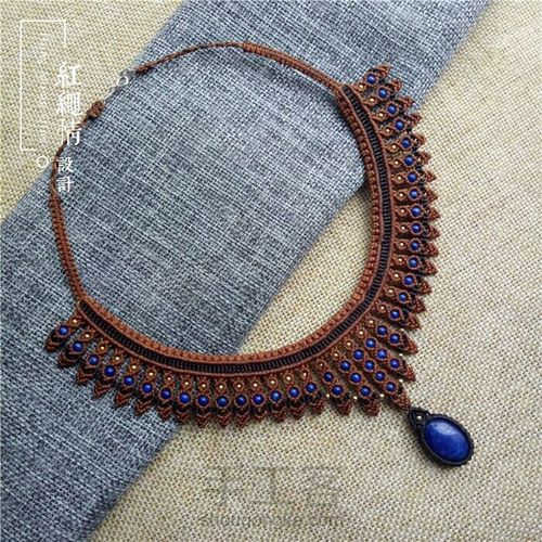 波西米亚风复古女士项链 第1步