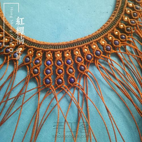 波西米亚风复古女士项链 第11步