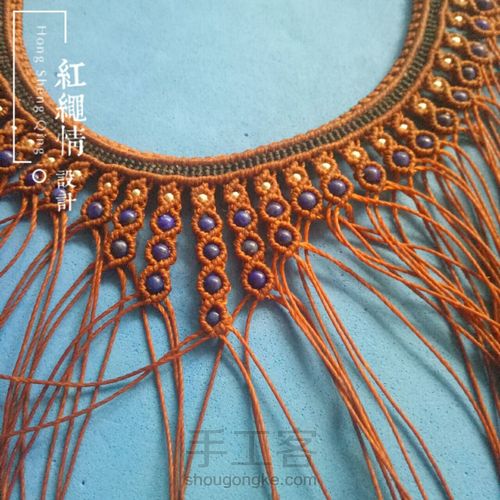 波西米亚风复古女士项链 第12步