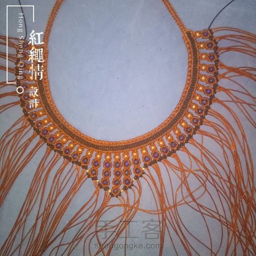 波西米亚风复古女士项链 第13步