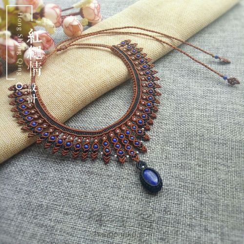波西米亚风复古女士项链 第2步