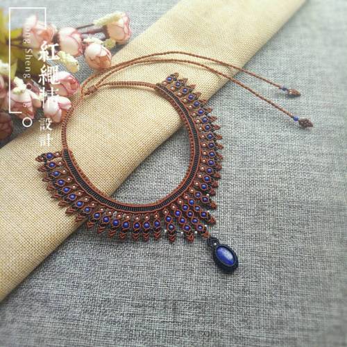 波西米亚风复古女士项链 第3步