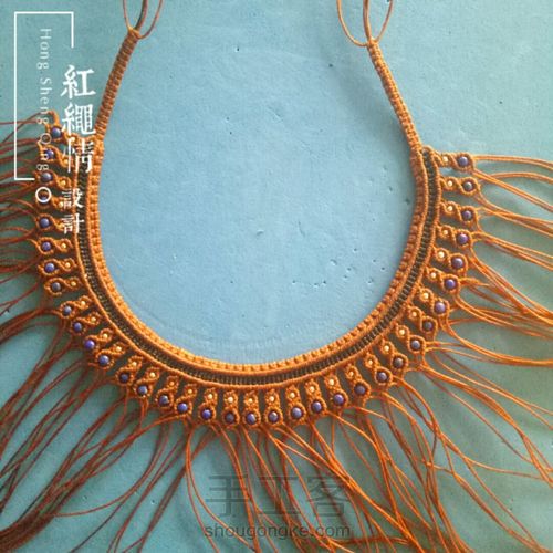 波西米亚风复古女士项链 第9步