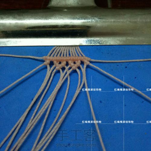 创意玉米手绳 第14步