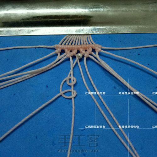 创意玉米手绳 第17步