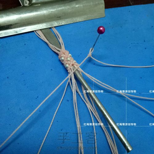 创意玉米手绳 第41步