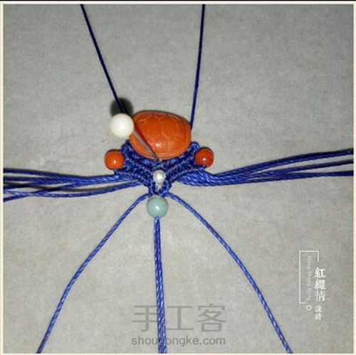 南红小富甲手绳 第27步