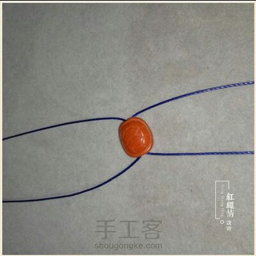 南红小富甲手绳 第4步