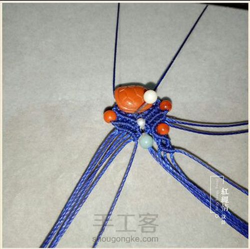 南红小富甲手绳 第40步