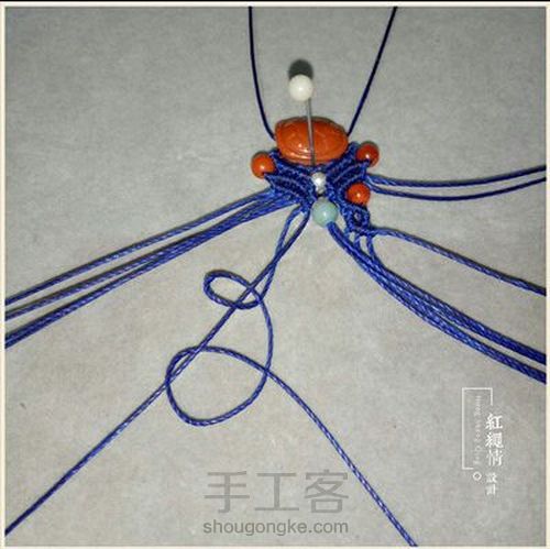 南红小富甲手绳 第41步