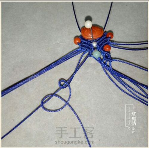 南红小富甲手绳 第42步