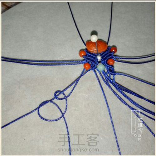 南红小富甲手绳 第43步