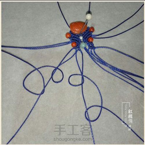 南红小富甲手绳 第46步