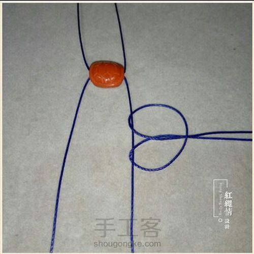 南红小富甲手绳 第5步