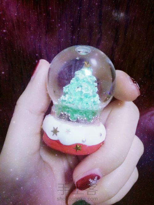 迷你圣诞树玻璃球 第1步