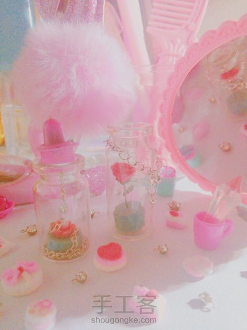 少女心玫瑰瓶 第12步