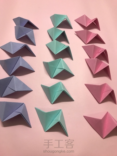 组合折纸教程4 第1步